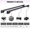 COWVIE 47 Inch Aluminum Roof Rack Cross Bars for Raised