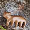 Cat Wooden Scalp Massage Comb Gua Sha