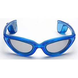 LED Light Up Glasses Party Without Cable Lady-Style Blue with 10 LED Party Glasses Carnival Fancy Dress Neon Sunglasses