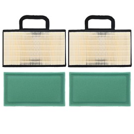 Aylux Pack of 2 698754 499486S Air Filter with 273638S Pre-filter Fits John D140 D130 L120 L118 LA135 LA120 LA130 Lawn Mower Tractor for B&S 18-26 HP Intek V-Twins Engines