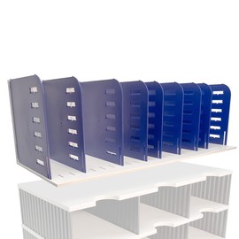 Ultimate Office TierDrop Topper Features 9 Adjustable Dividers for Vertical Filing of Books, Magazines and Hanging Files