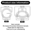 14 Pack Lamp Shade Reducer Ring White, Lamp Shade Adapter