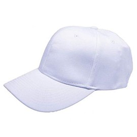 Smitty | HT-100 | Officials Referee Hat | Football Lacrosse (White, Medium (7 1/4-7 1/2))