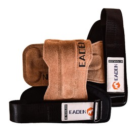 IEADEN Power Grip, Muscle Training, Wrist Support, All Out, Power Grip, Pull Up Gloves, Grip Assistance, Muscle Training, For Training, Injury Prevention, Power Grip, Anti-Slip, Improved Strength,