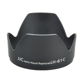 JJC Lens Hood for Olympus M.ZUIKO DIGITAL ED 14-150mm F4.0-5.6, M.ZUIKO DIGITAL ED 14-150mm F4.0-5.6 II and ZUIKO DIGITAL ED 14-42mm F3.5-5.6 Lens - Replacement of Original Olympus LH-61C