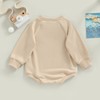Engofs Newborn Baby Girl Boy Sweatshirt Romper Solid Color Long
