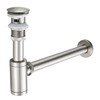 TSIBOMU Bathroom Basin Sink Waste P-Trap Drain Kit, Adjustable Bottle