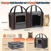 Cat Carrier Bag Large for Travel: 2-in-1 Cat Carrier Soft