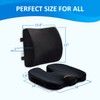 SAIREIDER Seat Cushion and Lumbar Support Pillow for Office Chair,