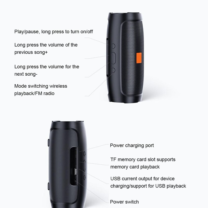 Mini Amplifiers Bluetooth High Signal-to-Noise Ratio Powerful Bass for Stereo