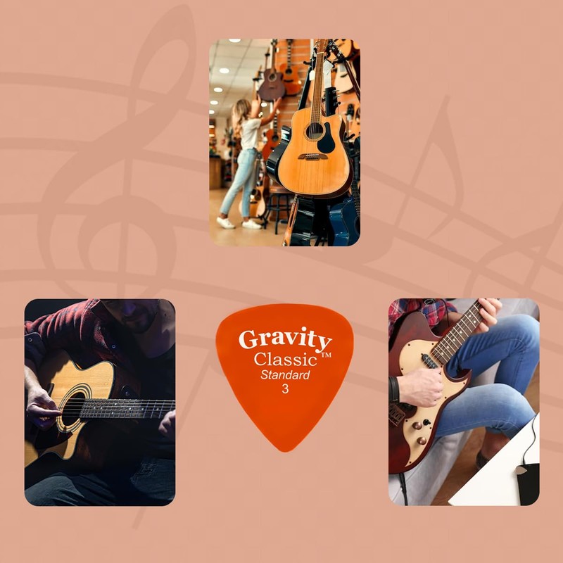 Gravity Guitar Picks GCLS3P Classic Standard 3.0 mm