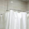 36Pcs Plastic Shower Curtain Rings White Shower Curtain Hooks for
