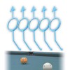 OSZKO 5-Pack Precision Pool Aiming Aid (Blue), Billiards Training Tool