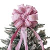 Christmas Tree Topper Bow (Pink)