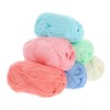 OHPHCALL 6 Rolls DIY Cotton Yarn for Crocheting Soft Skin
