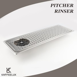 KF28 Silver Stainless Steel Bar Glass Drainage Tray Drip Tray Espresso Pitcher Washer for Sink and Cup