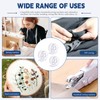 Doxiru 25 Plastic Sewing Machine Bobbins with Bobbin Case