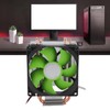 CPU Cooler Dual Heat Pipe 48CFM DC12V Quiet Operation Hydraulic