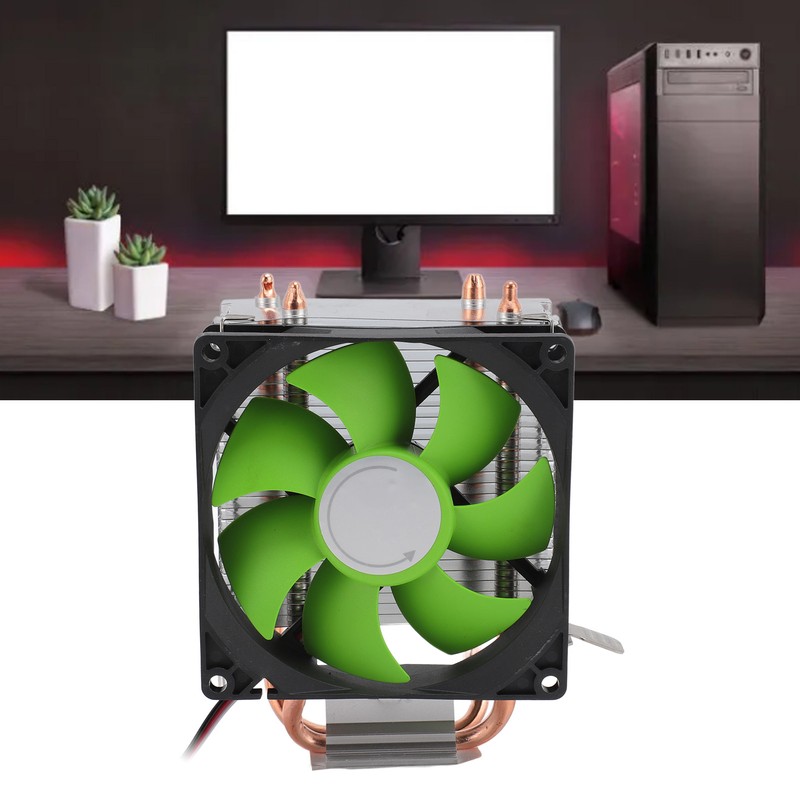 CPU Cooler Dual Heat Pipe 48CFM DC12V Quiet Operation Hydraulic