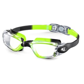 NSSIW Youth Swim Goggles Swim Goggles Kids Anti Fog with UV400 and No Leak 2 Pack Ages 6-14, Kids Goggles for Swimming NY12-8A4