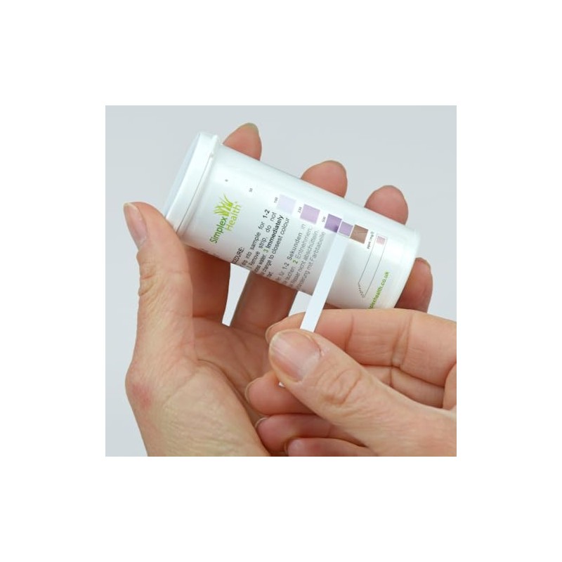 Free Chlorine Water Test 0-1000ppm (100 Strips), High Range