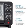 Elite Gourmet ETO490 9L/4 Slice Countertop Toaster Oven with 30-Minute
