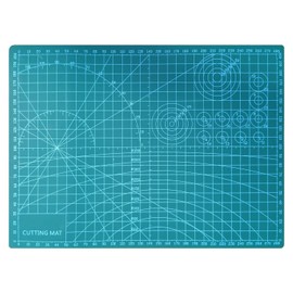 Livingshire A4 Self Cutting Mat | Double-Sided Non-Slip Surface | Self-Healing Quality | Cutting mat for Craft, Fabric, Quilting, Sewing, Scrapbooking | Protects from Cuts Damage | 220mm x 300mm