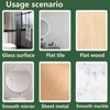YMCLUB 30 PCS Clear Adhesive Wall Hooks - Transparent Acrylic,