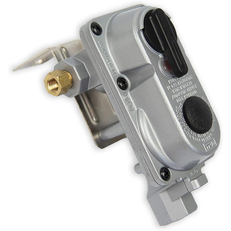 Flame King (KT12ACR-2) 2-Stage Auto Changeover LP Propane Gas Regulator