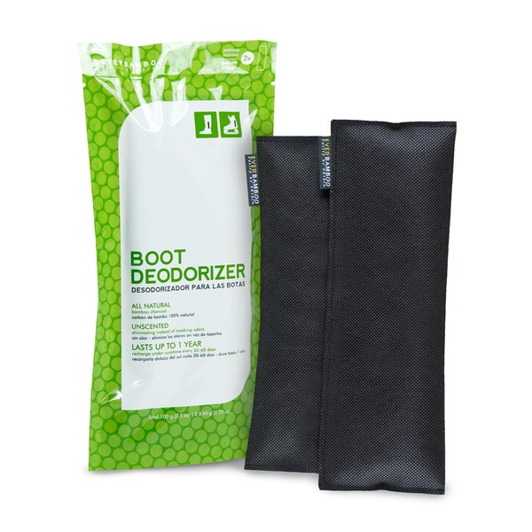 Ever Bamboo Boot Deodorizer Bag Set w/Natural Bamboo Charcoal (1 Pack)