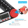 Digital Protractor Ruler Angle Finder, Protractor Ruler Level Tool, Multifunction