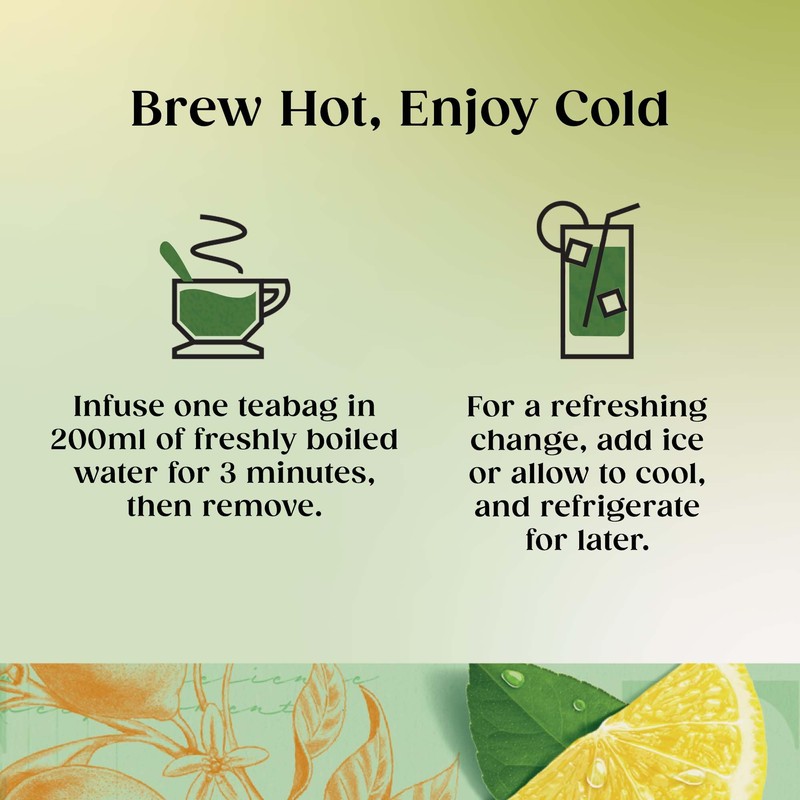 Twinings Lemon Green Tea 20 Tea Bags