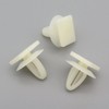 VVO Fasteners White Plastic Clips Side Skirts Sill Trim Compatible