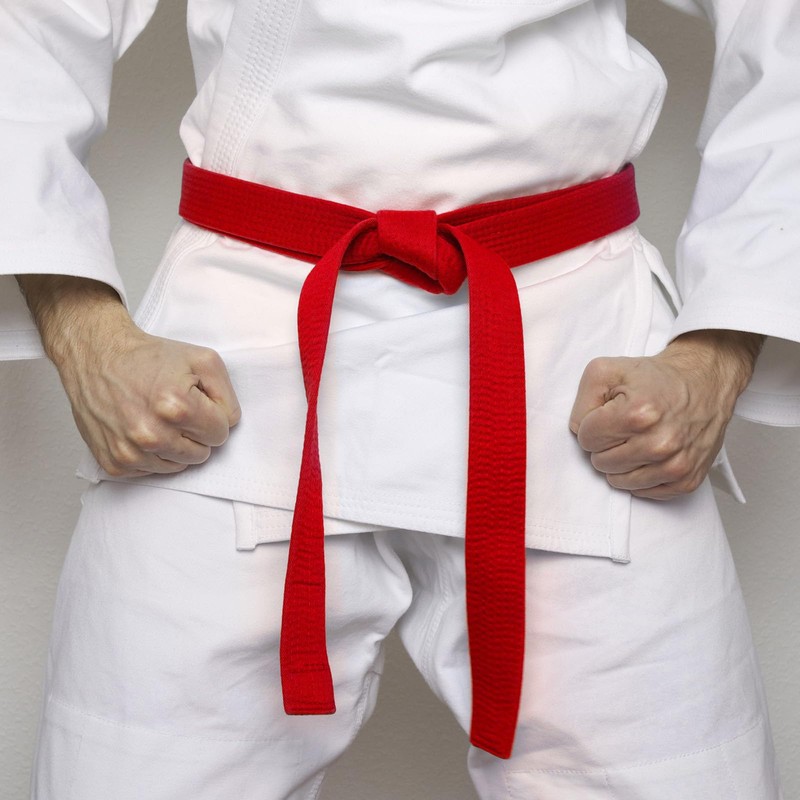 PATIKIL Taekwondo Colored Ranking Belt 1.6" x7.2Ft 2.2m, Polyester Martial
