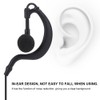 Ear Hook Earphone Single Earpiece for ICOM ICM33 M25 M34