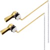 Hibbent 2 Pack Universal Front Mount Toilet Handle Tank Flush