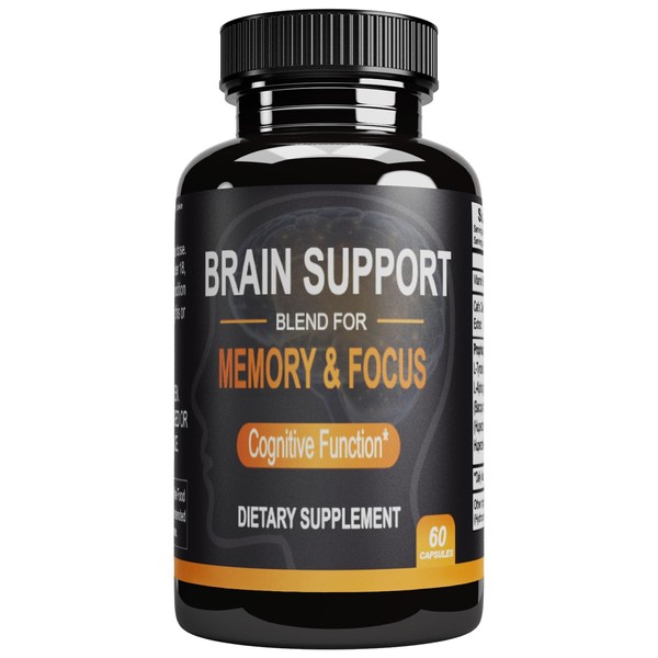 Brain Premium Nootropic Brain Supplement, 60 Count, for Men &