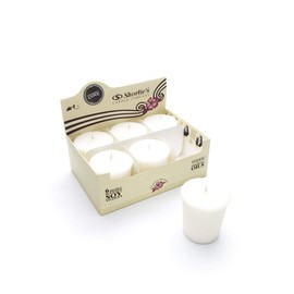 Coconut Cove Soy Votive Candles - Scented with Natural Fragrance Oils - 6 White Natural Votive Candle Refills - Fruit & Berry Collection