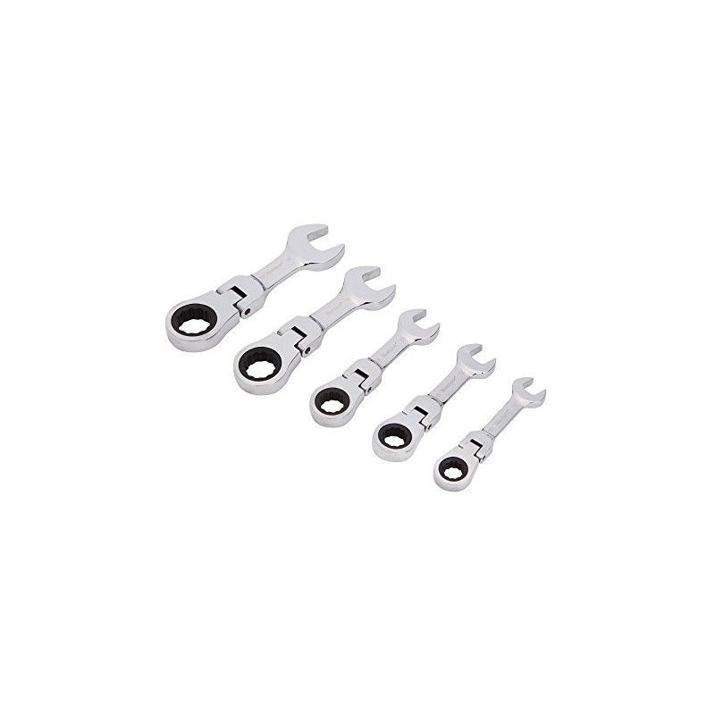 Blue Spot Tools 04314 BlueSpot 5 PCE Flexible Stubby Ratchet