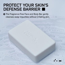Bravo Sierra Face & Body Bar Soap for Women & Men - Moisturizing Bath Soap Cleanses, Hydrates & Balances Skin - Fragrance Free Gentle Face-to-Toe Body Wash Bar for All Skin Types, Vegan