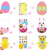 Plusupon 72 PCS Easter Crafts for Kids, Easter Craft Cards