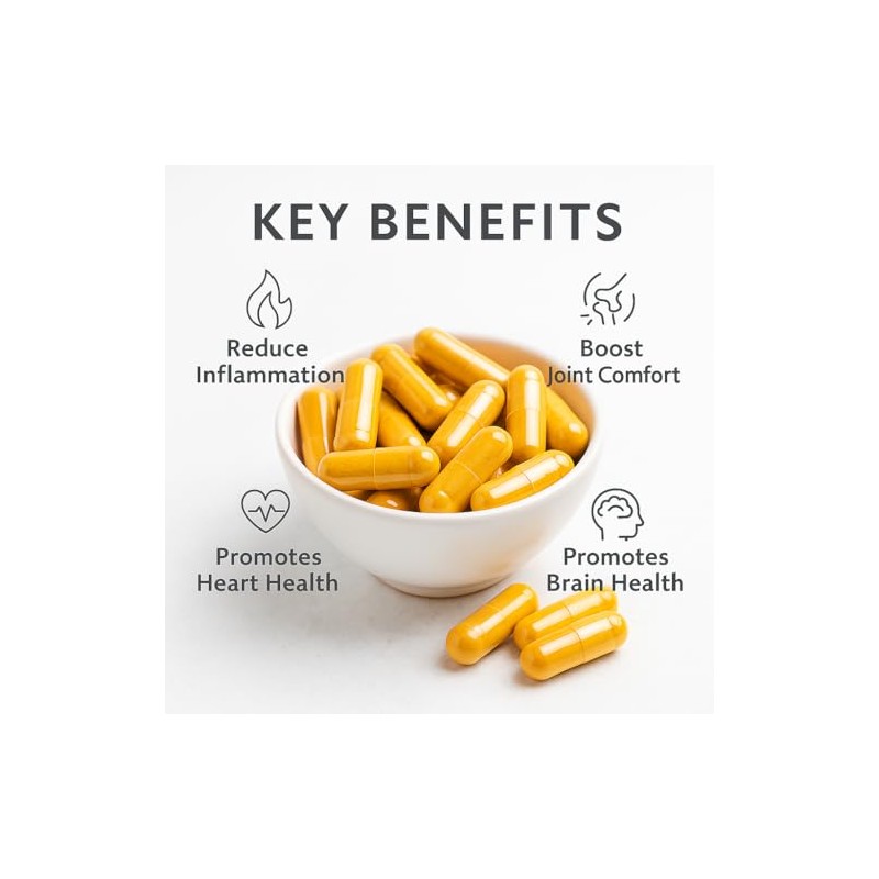 Me First Living Premium Turmeric Curcumin With Black Pepper, 95%