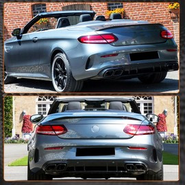 MCARCAR KIT Carbon Fiber Trunk Spoiler for Benz A205 C43 C63 AMG Convertible Rear Tail Lip Deck Boot High End Wing Factory Outlet (Carbon Fiber)