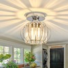 YYJLX Modern Semi Flush Mount Ceiling Light Fixture E26 Mini