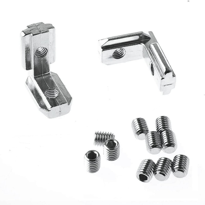CNCMANS 4 x T Slot T-Nut Inner Bracket with Screws