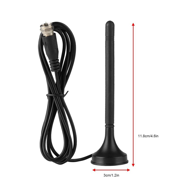 Antena Digital Interior/Exterior 10db Gane Antena FM para TV Digital