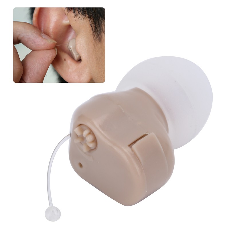 907 Ear Canal Headphones Hearing Aid Sound Amplifier Assist Mini