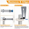 Juvielich E Clip Circlip Assortment Kit 330PCS 14 Size 304