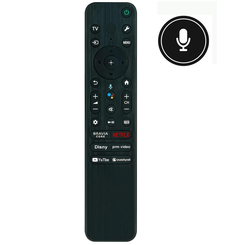 RMF-TX810U Replace Remote Commander Compatible with Sony 4K HDR LED