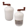 Portable Ice Crusher PP Manual Shaved Snow Cone Machine DIY